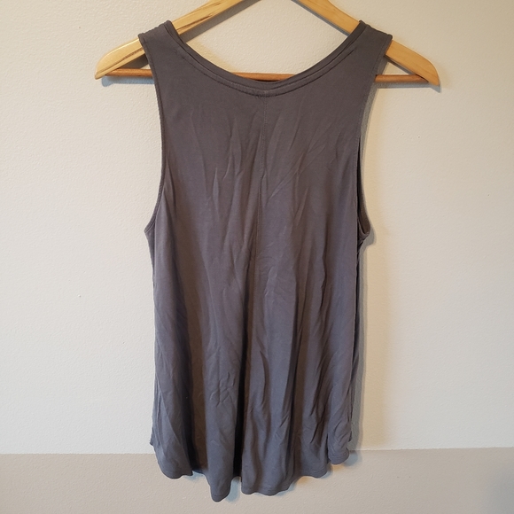 Old Navy Espresso then Prosecco Gray Tank Medium - Picture 3 of 4